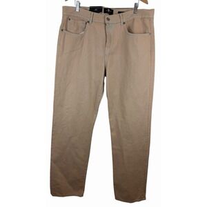 7 For All Mankind Jeans Men's 38x34 Austyn Beige Denim Relaxed Straight NWT